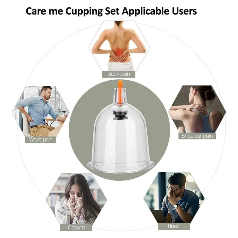 32 Pieces Professional Vacuum Acupuncture Cupping Thickened Vacuum Cupping Device Relieves Muscle And Joint Pain During Cupping