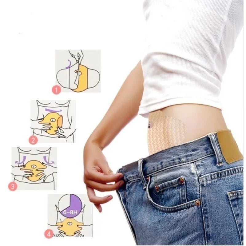 Slimming Belly Button Paste Lean Body Lazyer Reduce Meat Big Belly Body Beautification Body Shaping Health Care Belly Fat Burner