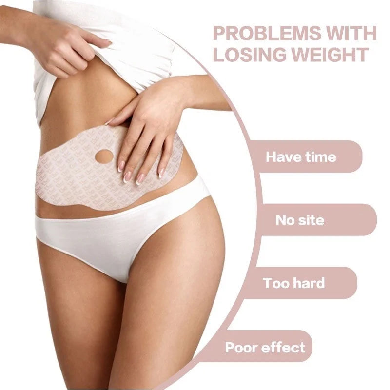 Slimming Belly Button Paste Lean Body Lazyer Reduce Meat Big Belly Body Beautification Body Shaping Health Care Belly Fat Burner